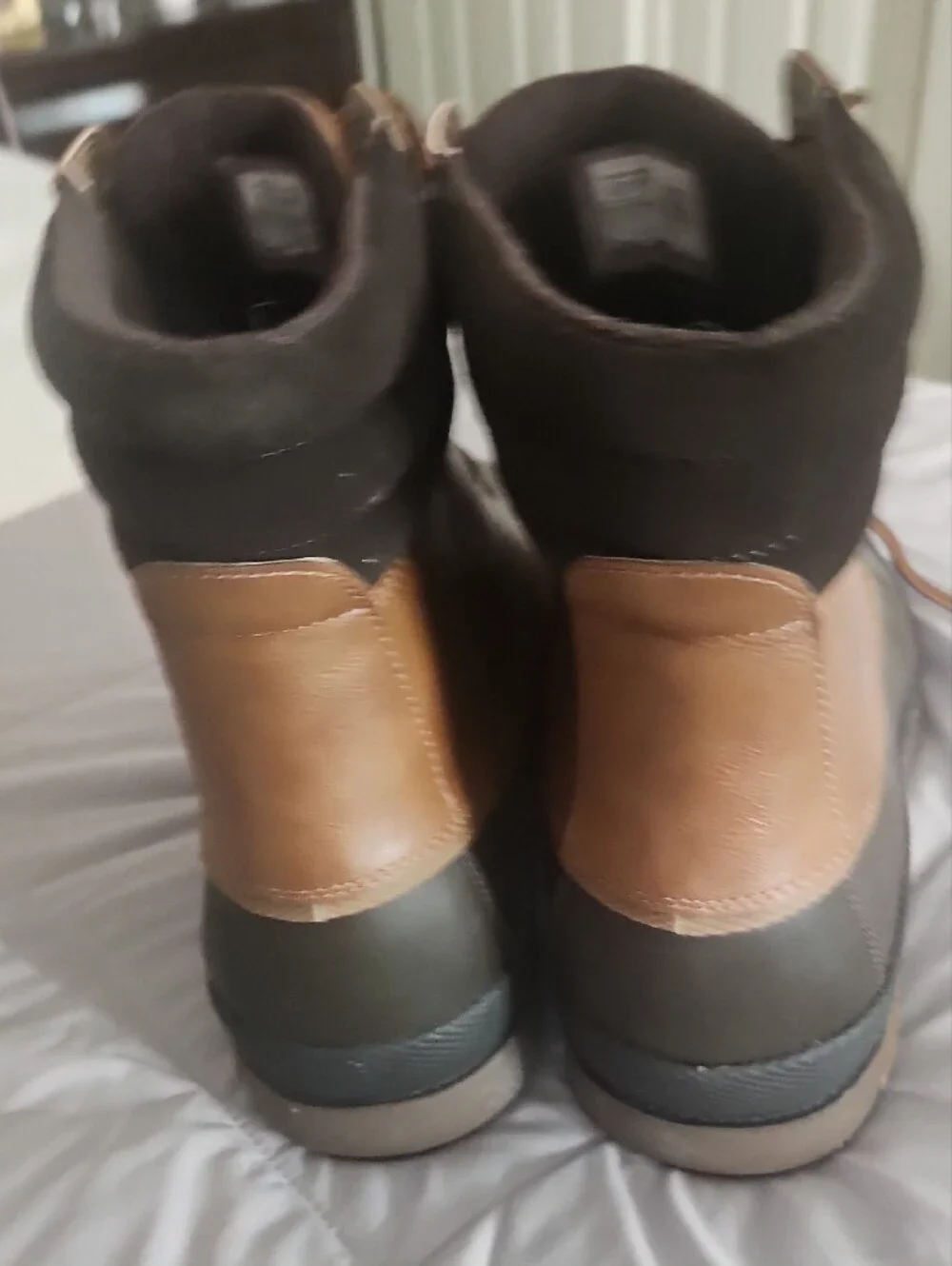 Sperry Brown Two-Tone Waterproof Duck Boot